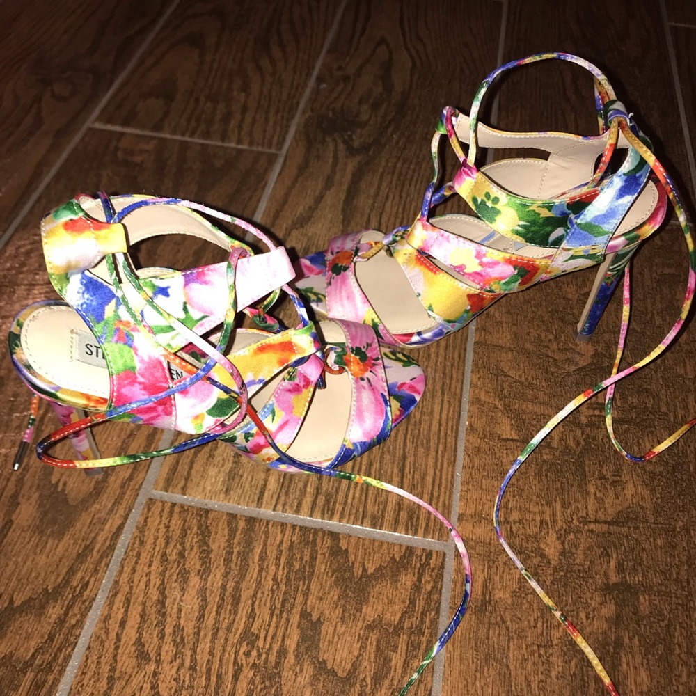 Floral Steve Madden Spring Sandalia Sandals